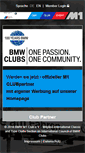 Mobile Screenshot of bmw-m1-club.de